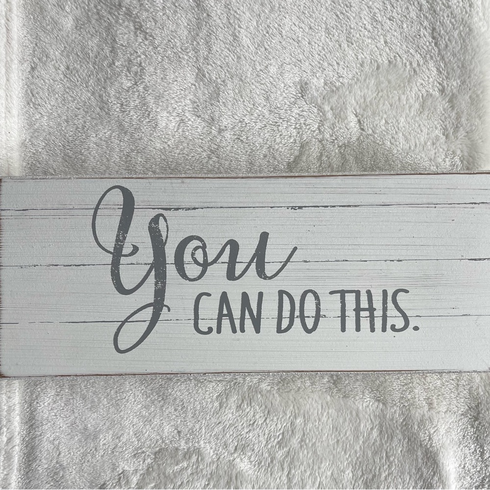 Motivational Decor You Can Do This